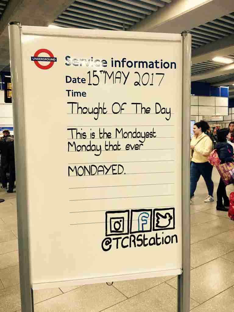 blue monday by London's Tube 