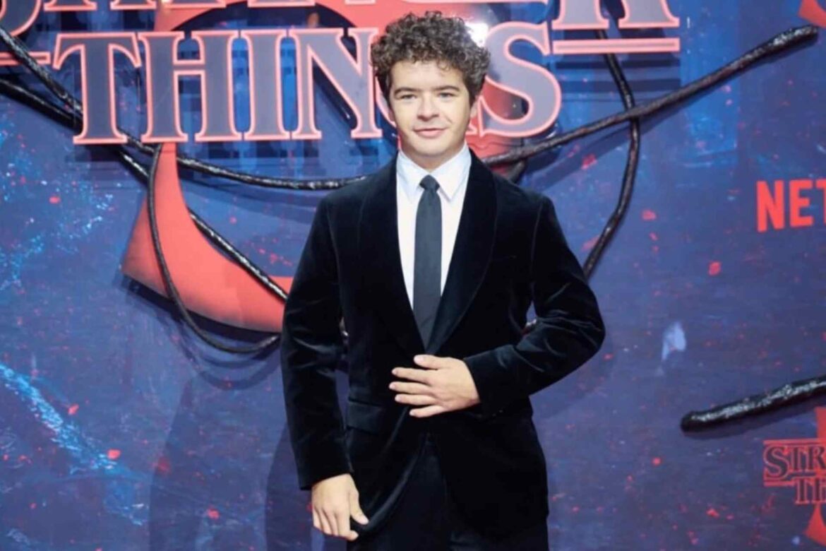 gaten matarazzo at the stranger things netflix premiere